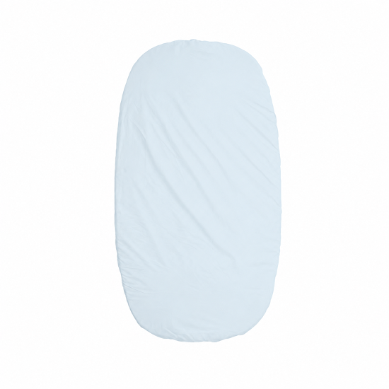 Fitted sheet for trundle bed Twins 90x50 Organic (premium calico) blue