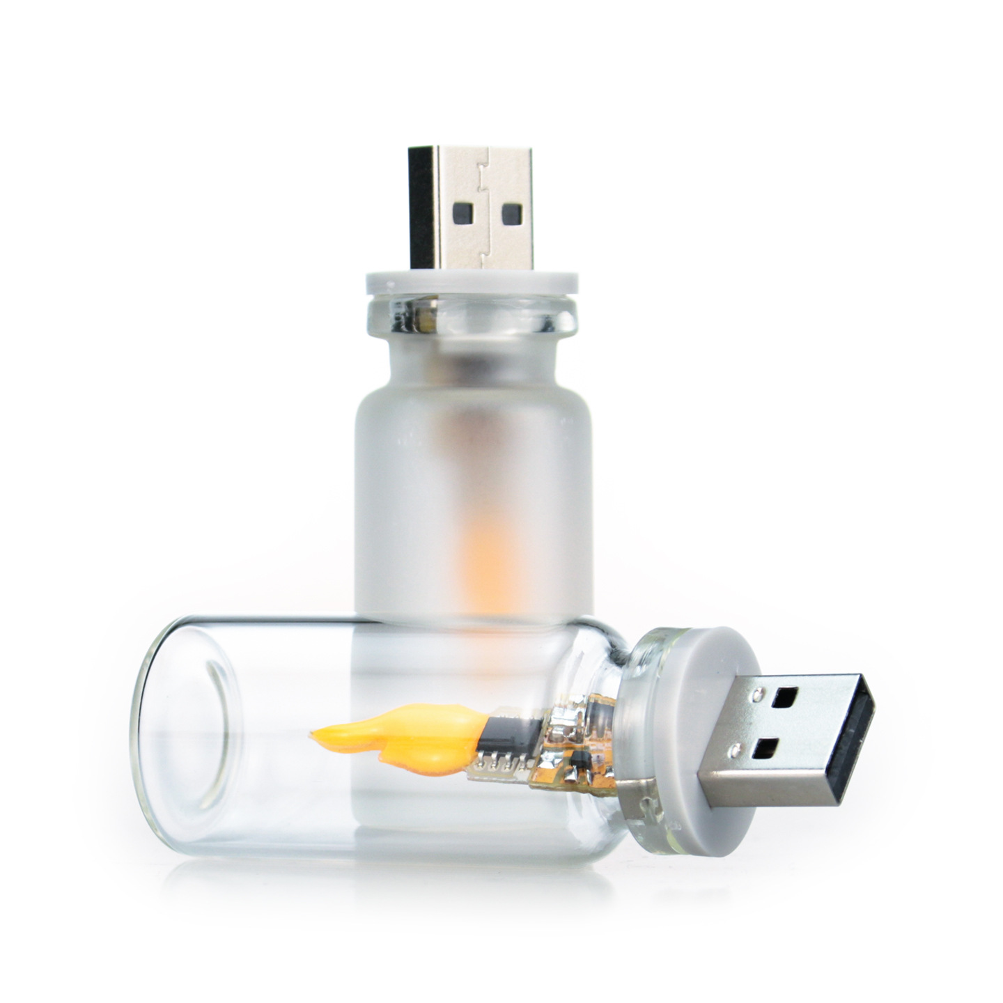 LED-Flammenlicht mit Fernbedienung, USB-betrieben