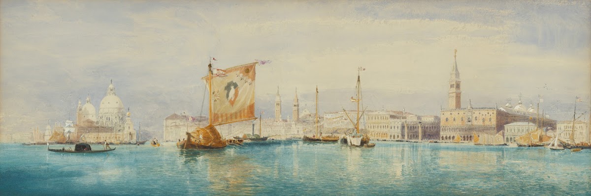 The Saint Marks Basin Venice about 1860