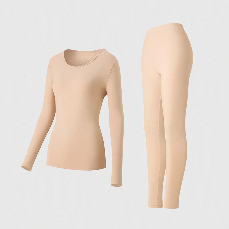 Antibacterial cotton thermal underwear set
