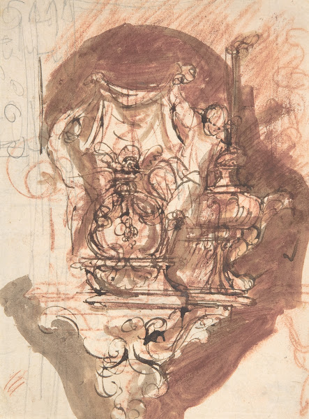 Design for a sepulchral monument Late 17th century