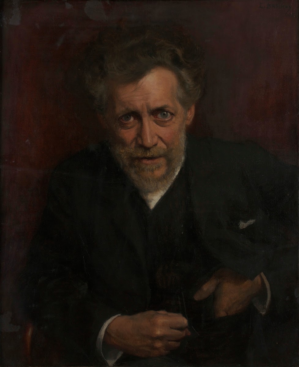 Porträt Professor Edmund von Hellmer 1905