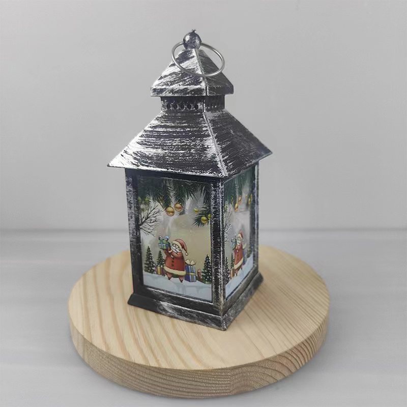 Decorative LED lantern with electronic candle