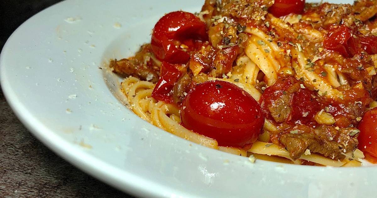 Mỳ Ý Linguine Sốt Bò Cà Chua SlowCook