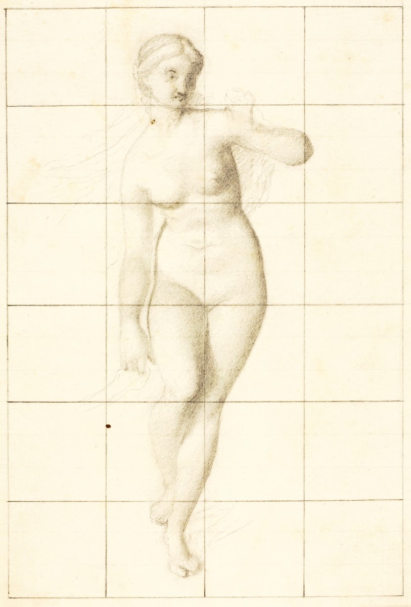 Venus Guiding Eneas and the Trojans to the Latin Shore study of Venus ca 1857
