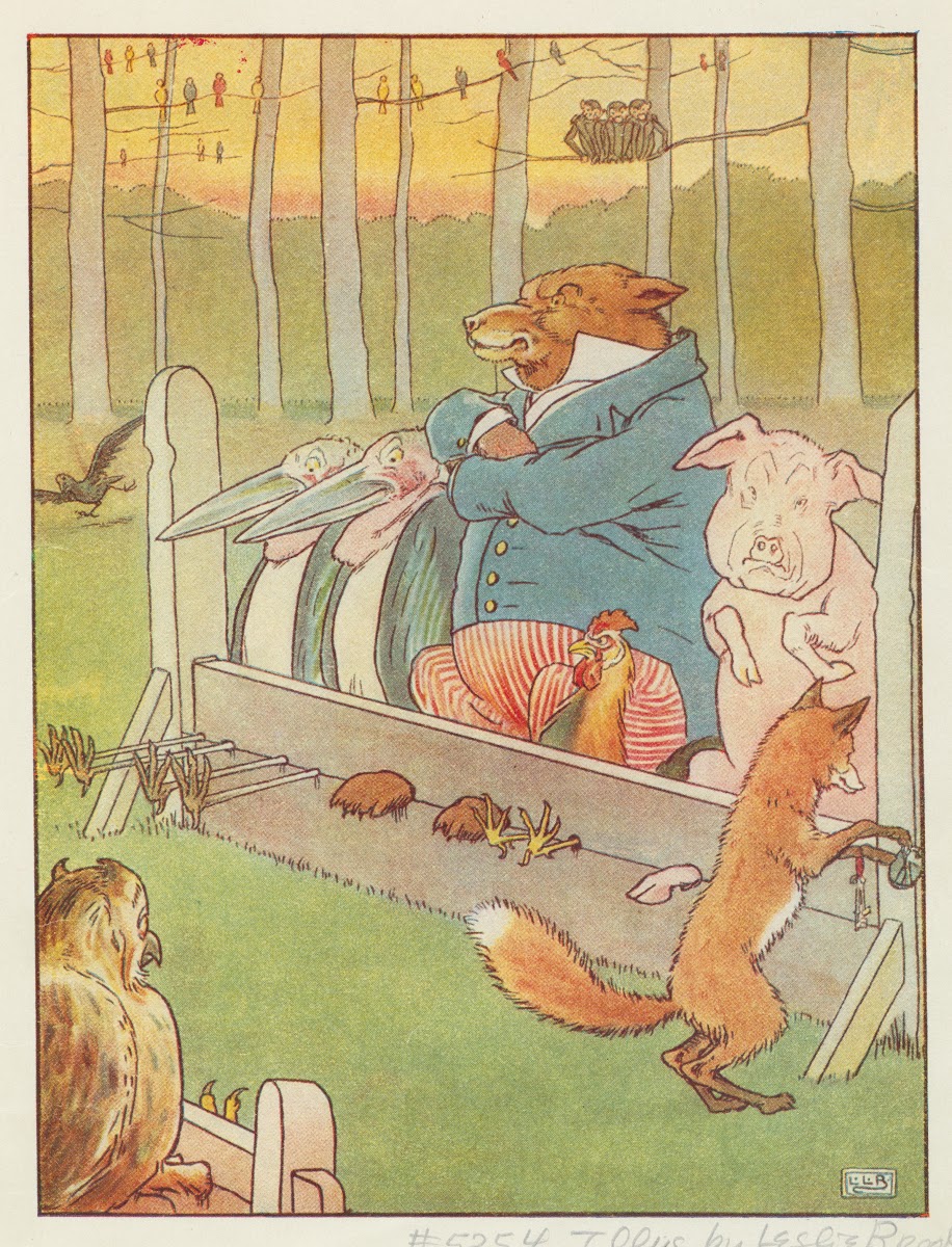 Animals locked in the stocks