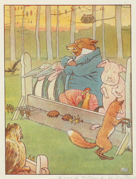 Animals locked in the stocks