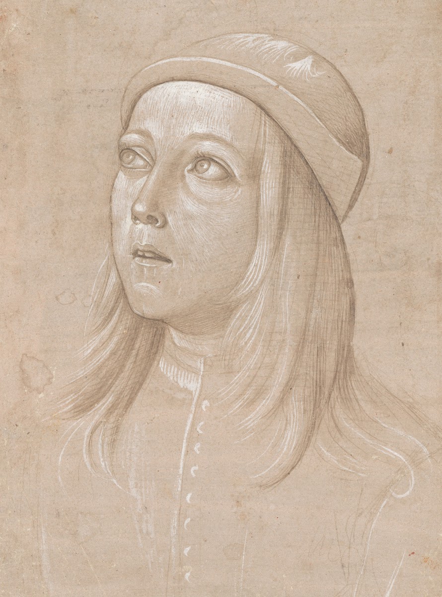 Head of a Youth Looking Up c 1485