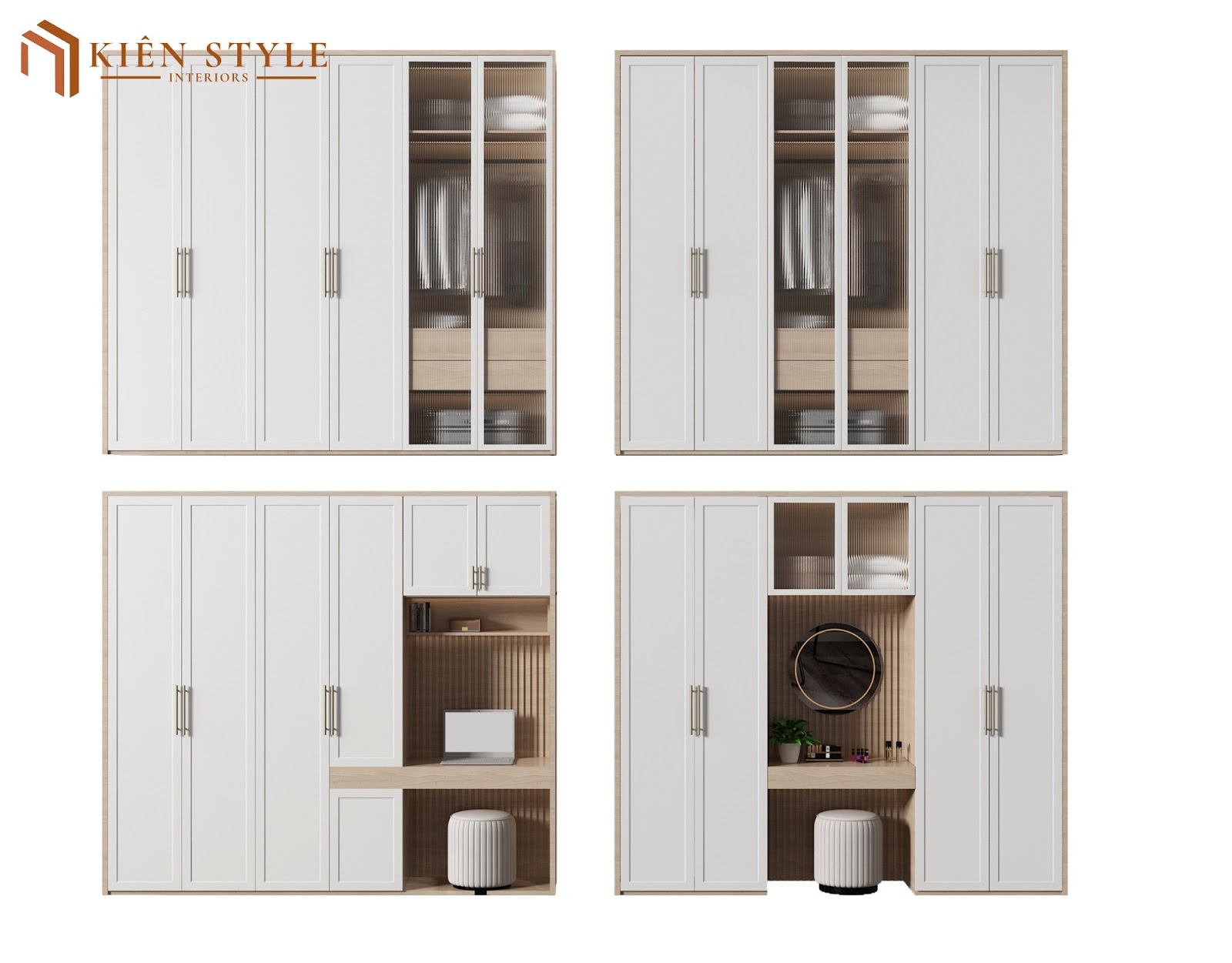 Mẫu tủ áo mới nhất 2024