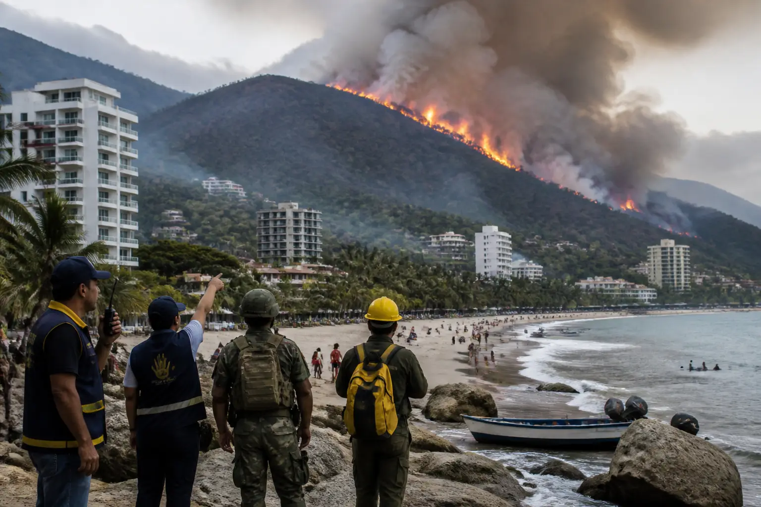 Editorial image for Colombia declares public calamity as wildfire threatens popular tourist area