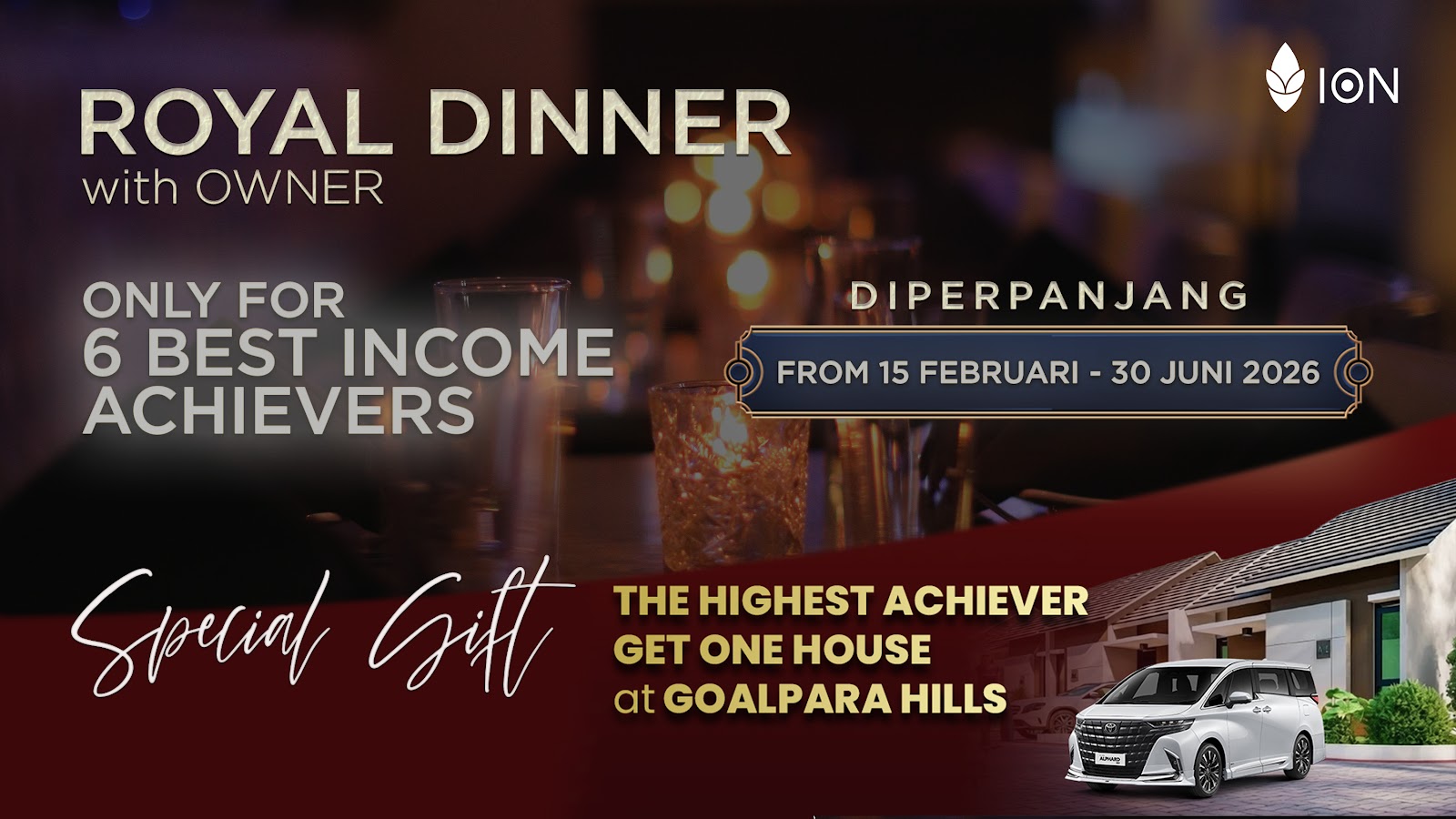 ROYAL DINNER WITH OWNER ION