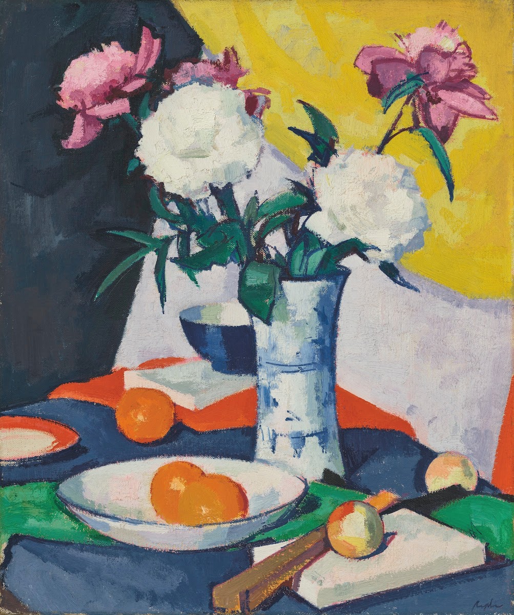 Flowers and Fruit circa 1920
