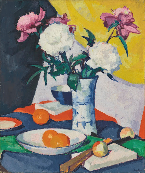 Flowers and Fruit circa 1920