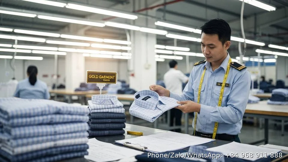 Custom Company Shirts - Gold Garment Vietnam