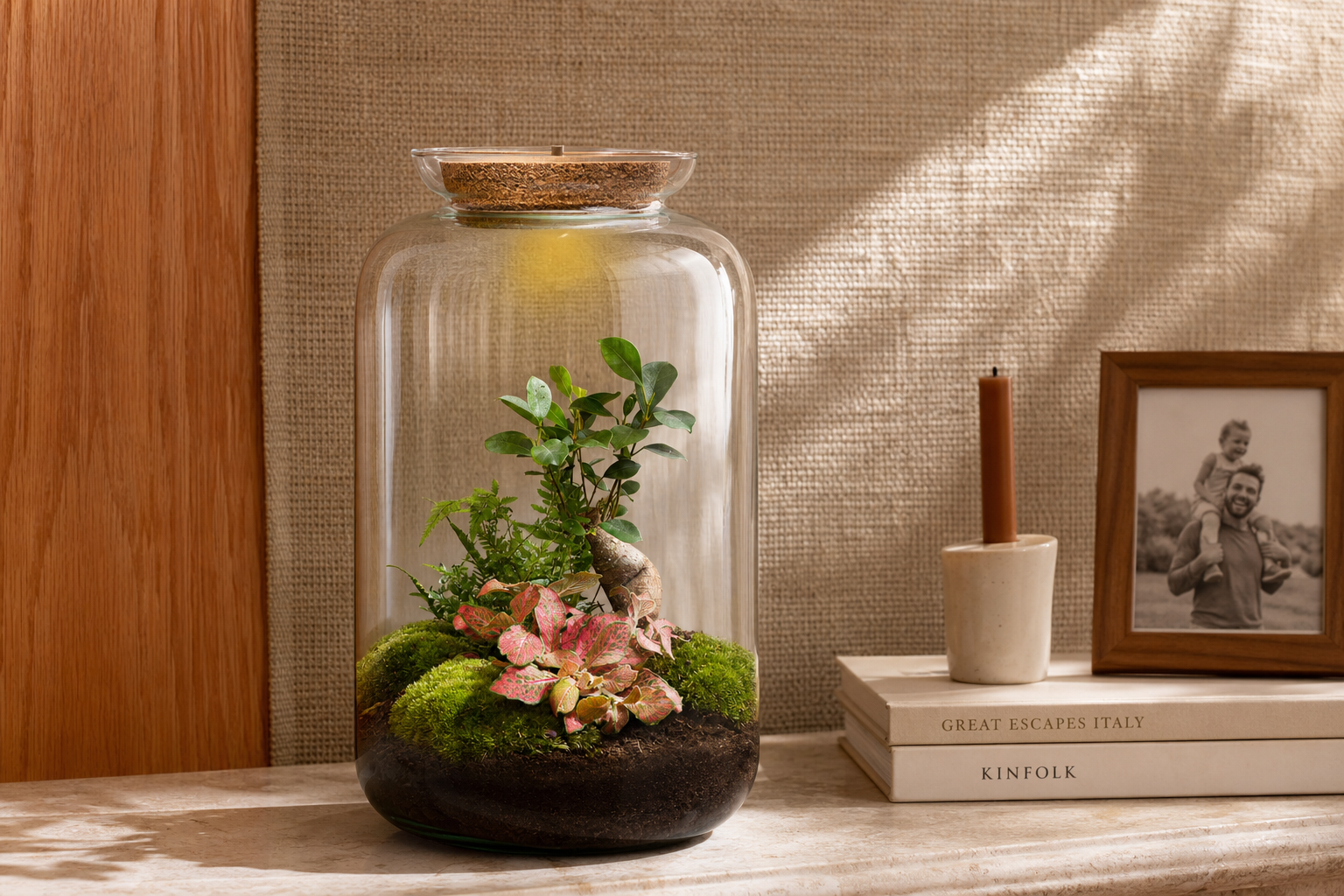 Vatertagsgeschenk - Dome XL Bonsai Terrarium Bottle Garden Atmosphäre