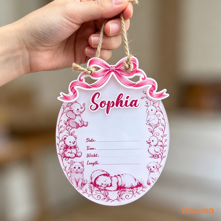 QL double-layer acrylic pendant