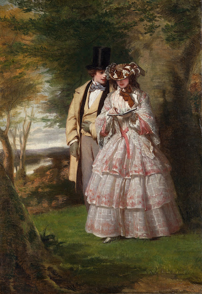 The Two Central Figures in Derby Day 1860