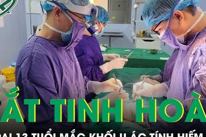 Bé trai 13 tháng tuổi bị cắt tinh hoàn vì khối u ác tính hiếm gặp - Báo Sức Khỏe &amp; Đời Sống