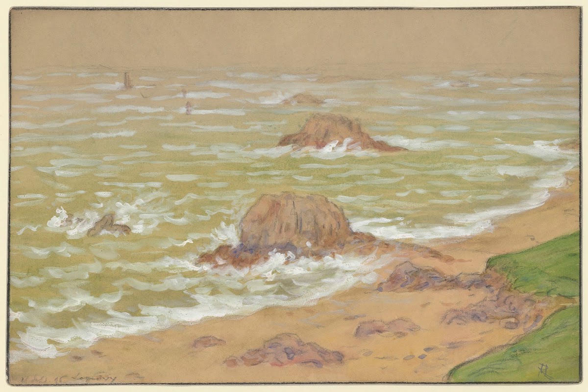 Tempête à Loguivy 1896