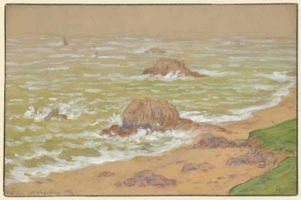 Tempête à Loguivy 1896