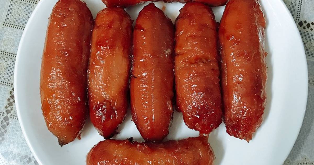 Chuối rim đường