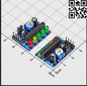 Module Nháy Theo Nhạc Và Hiển Thị Mức Pin