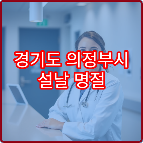 경기도 의정부시 설날 명절 류마티스내과 연휴 진료 병원 관절염·만성 통증 상담 가능