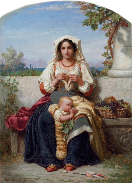 Jeune Mère Italienne 1850