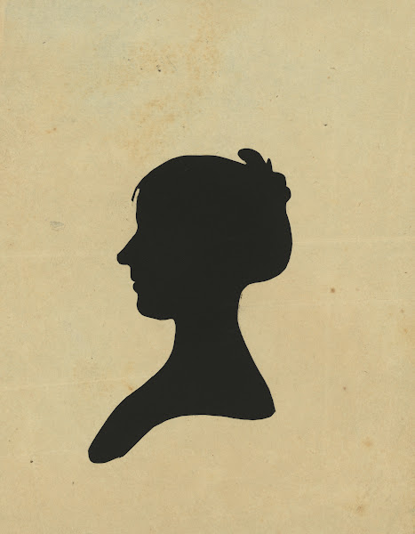 Silhouette of woman facing left no 6 1761 1827