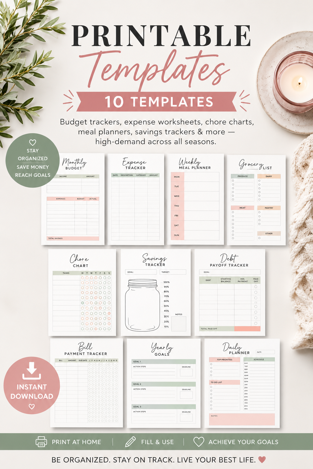 Printable Templates