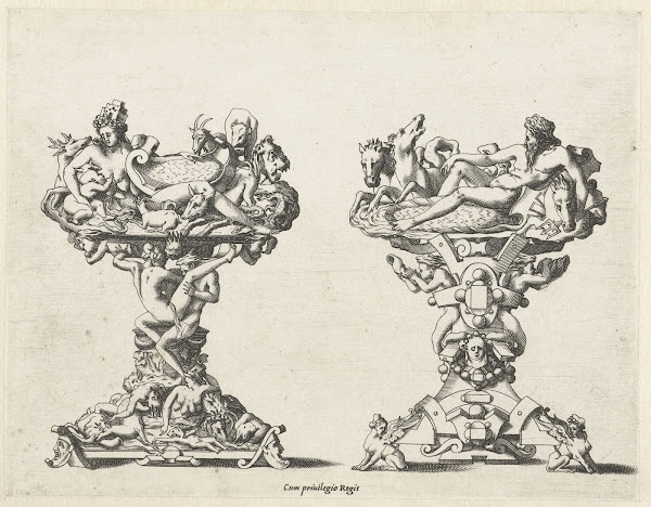 Two salt shakers 1542   1580