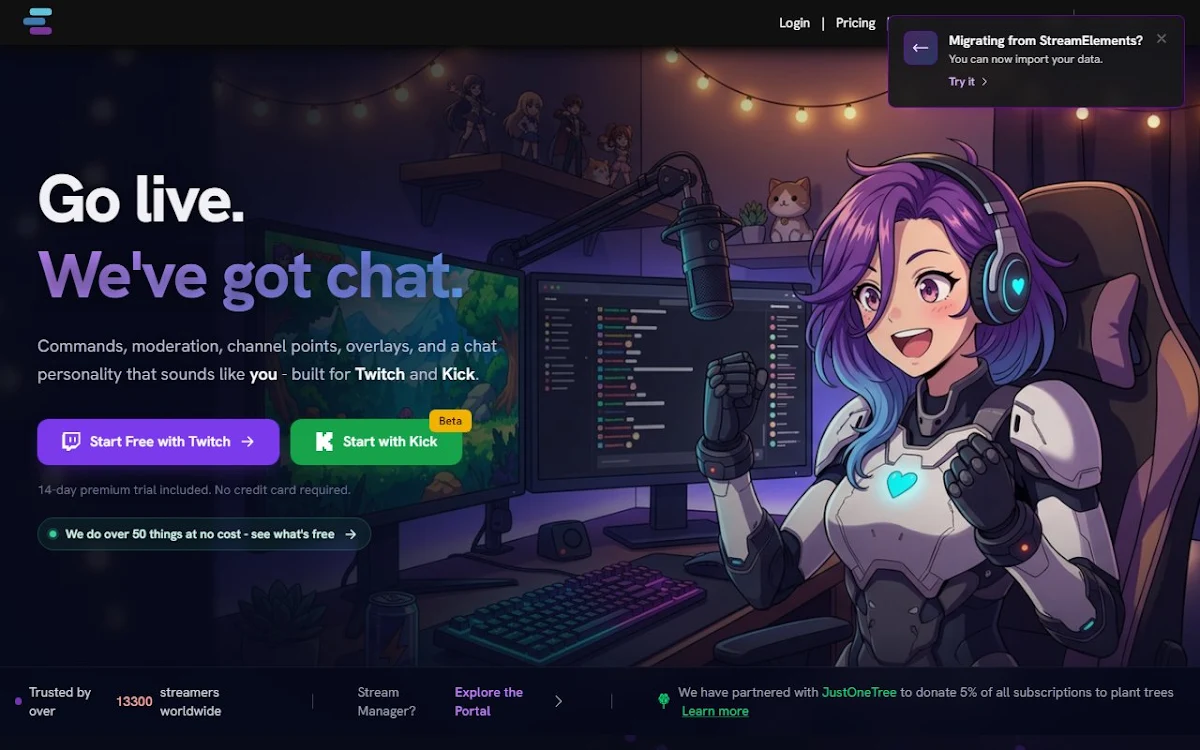Captura de Stream Chat A.I.