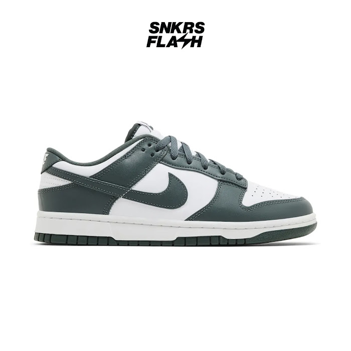 NIKE DUNK LOW RETRO WHITE VINTAGE GREEN - Size 45.5
