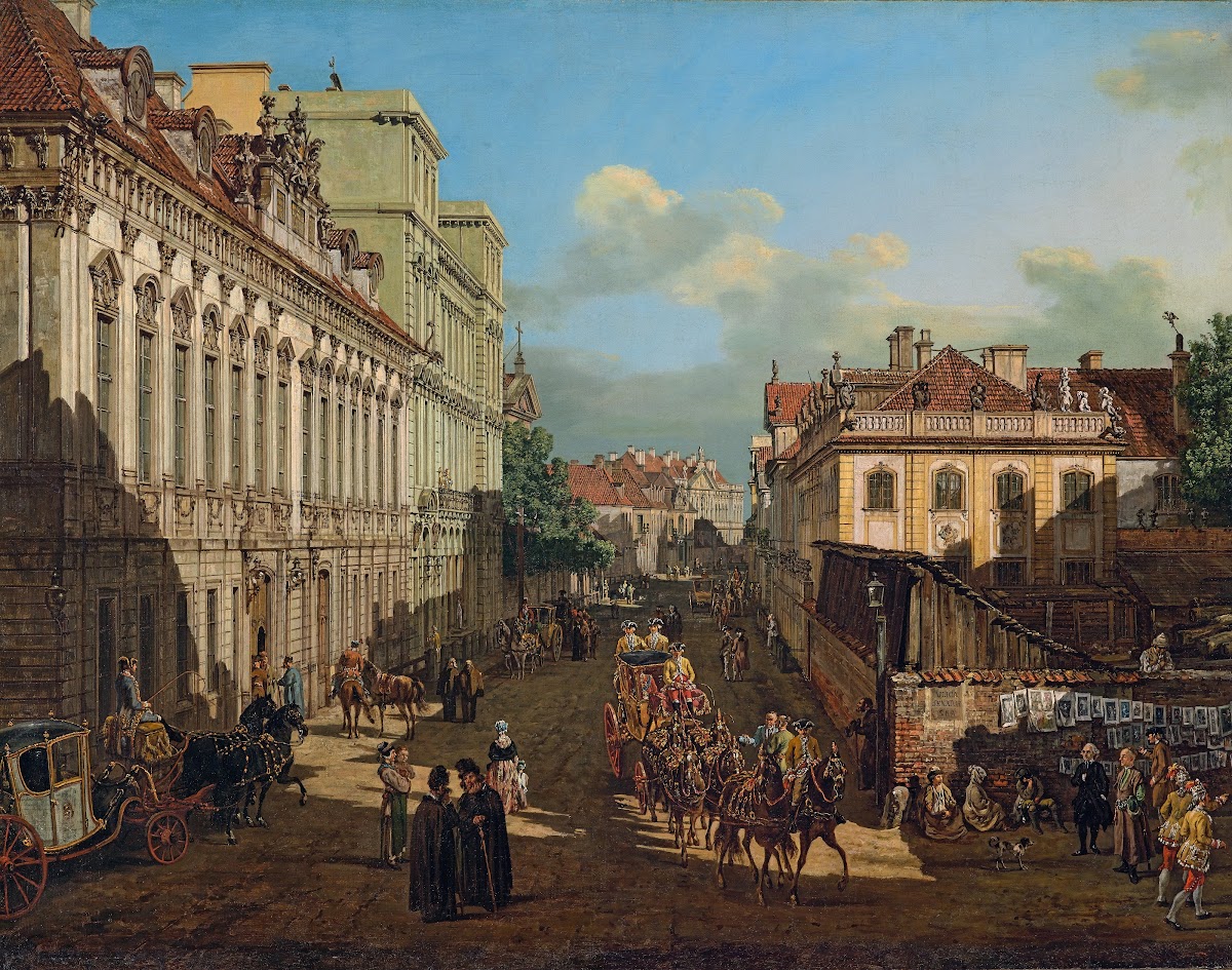 Miodowa Street in Warsaw 1777