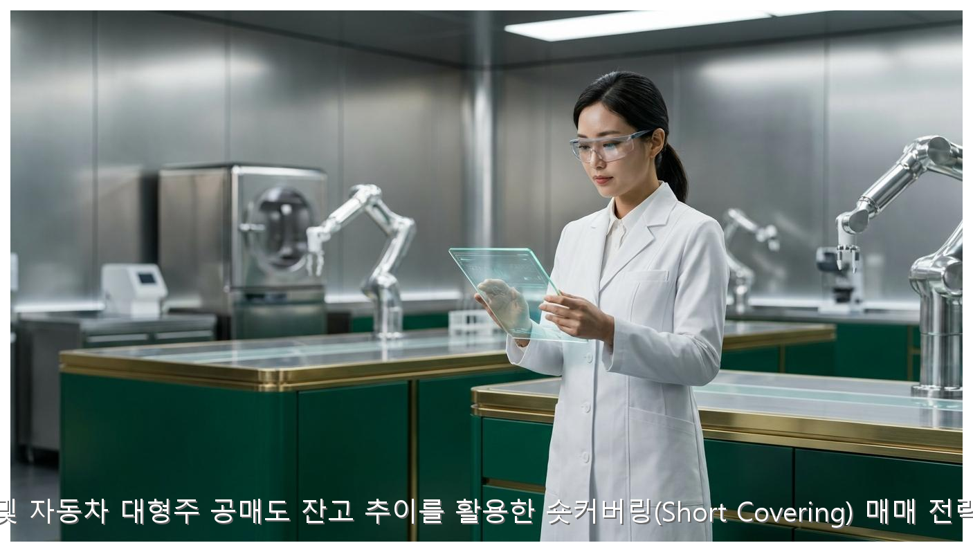 바이오 및 자동차 대형주 공매도 잔고 추이를 활용한 숏커버링(Short Covering) 매매 전략 가이드 핵심 안내 및 분석 인포그래픽 (3)