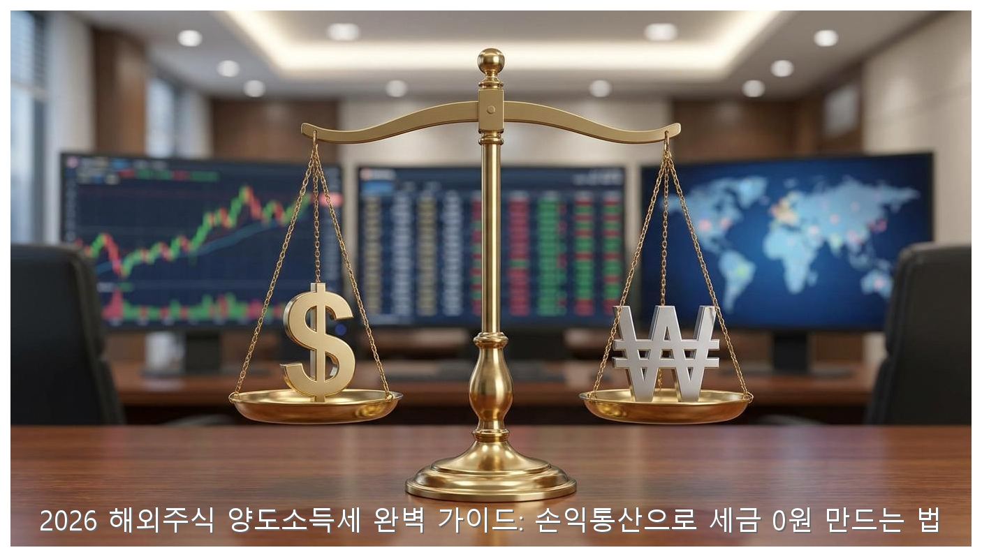 2026 해외주식 양도소득세 완벽 가이드: 손익통산으로 세금 0원 만드는 법 핵심 안내 및 분석 인포그래픽 (7)