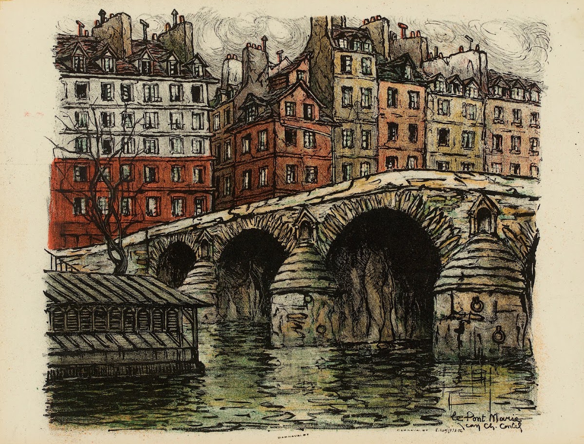 Le pont Marie 1921