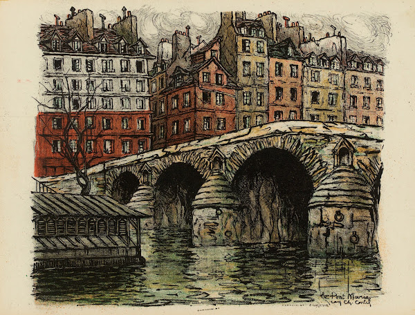 Le pont Marie 1921
