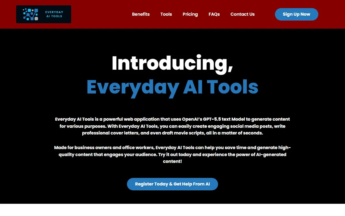 Captura de Everyday AI Tools