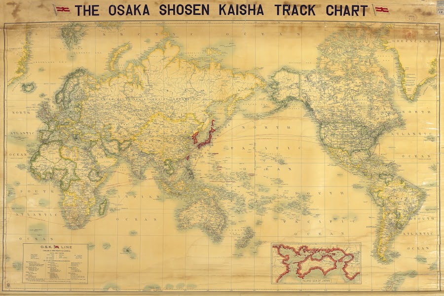 1930_[大阪商船会社航路図