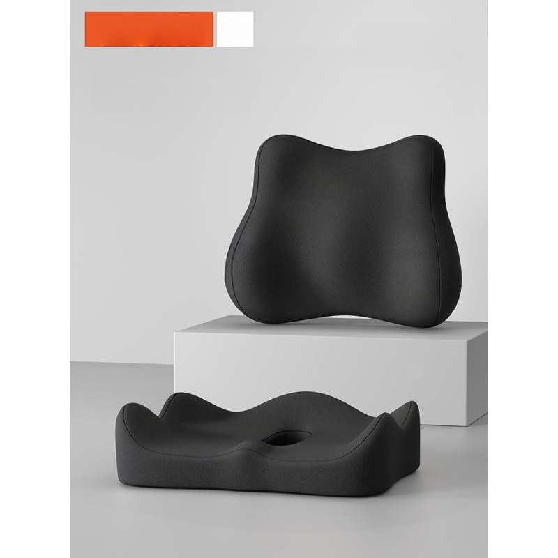 Seat cushion and lumbar support made of polyester