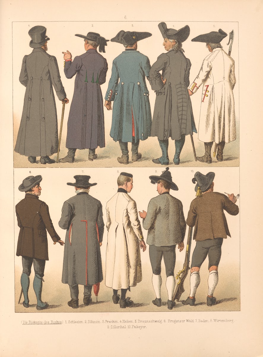 Deutsche Volkstrachten Pl87 1870