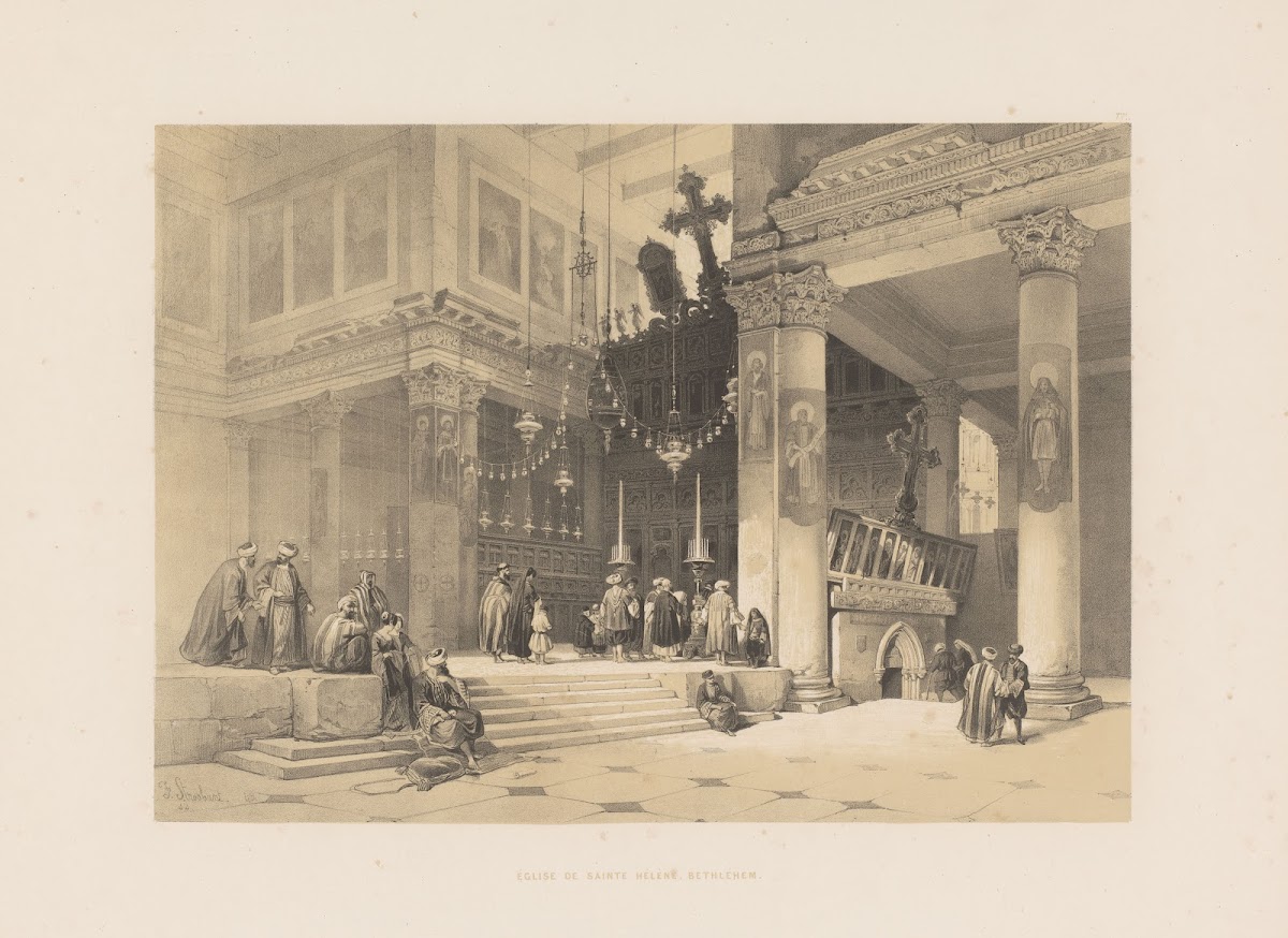 Église de sainte Hélène Bethléhem 1852