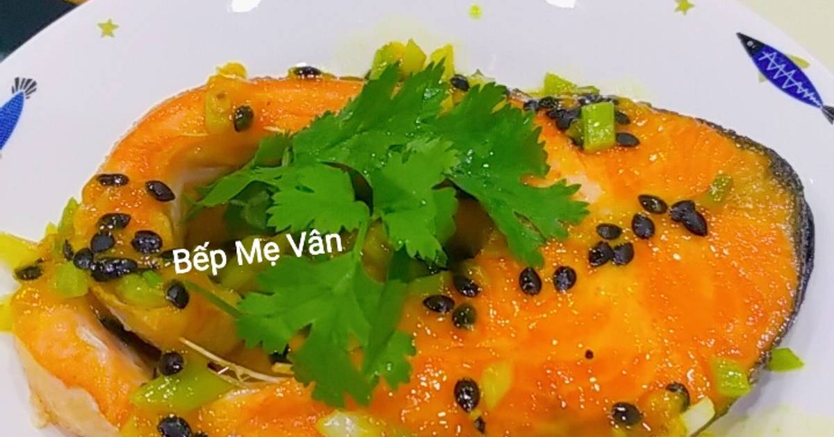 Cá hồi xốt chanh dây