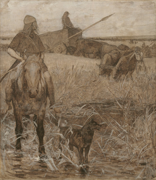 Gaulois à cheval 1897