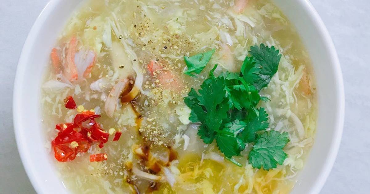 Súp cua bong bóng cá ngon tuyệt cú mèo 😍