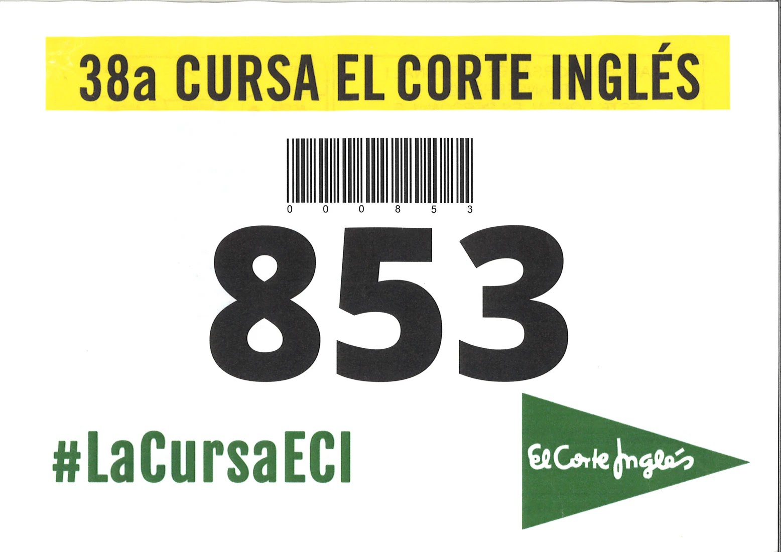 Dorsal de Cursa ECI