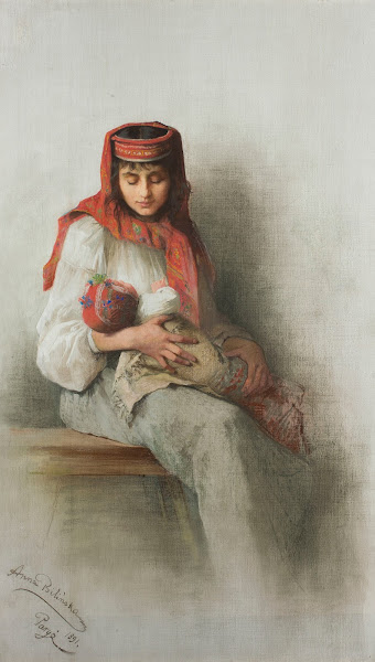 Peasant woman and child 1891