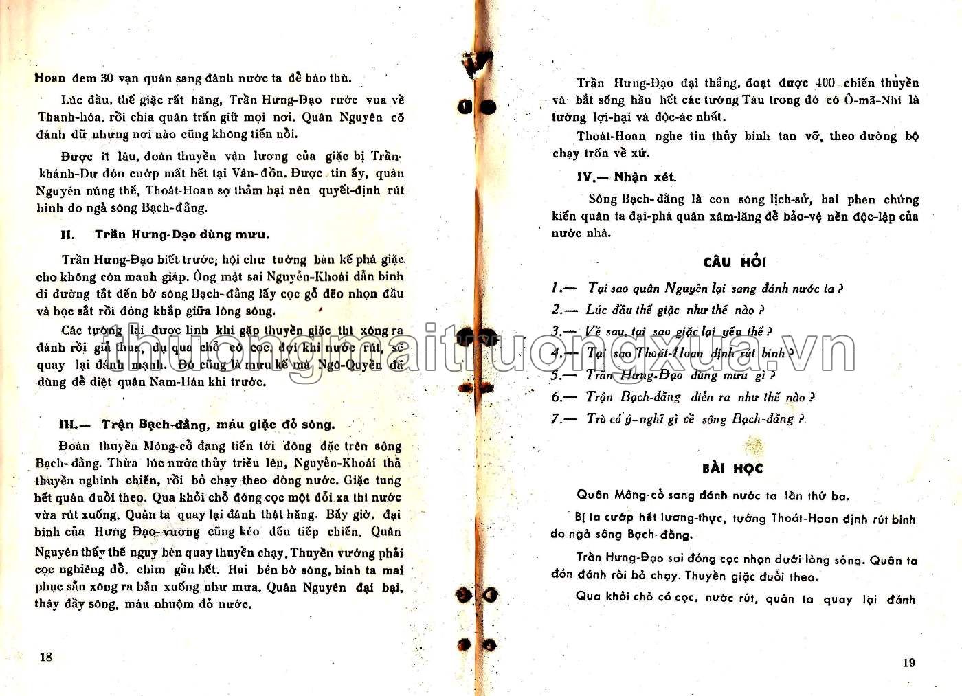 Quốc sử lớp ba (1965) - Trang 8