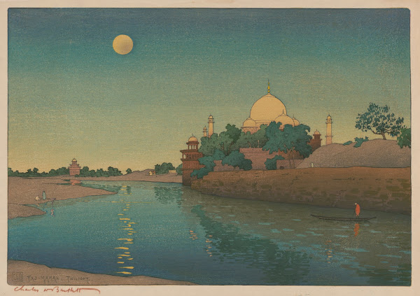 Taj Mahal twilight 1920